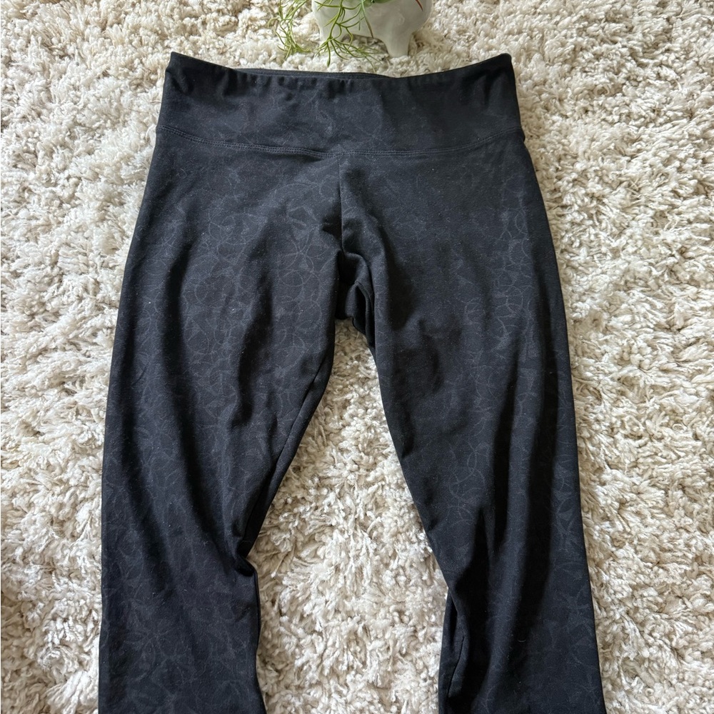 Marika Black Leggings Stretchy Athletic Fabric